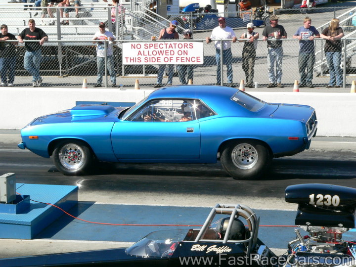 BLUE DODGE CHALLENGER