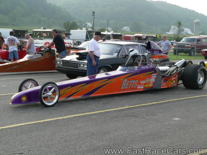 Purple and Orange DRAGSTER