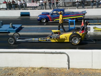 Yellow DRAGSTER