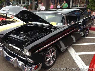 Black 1955 Chevrolet Bel AIr