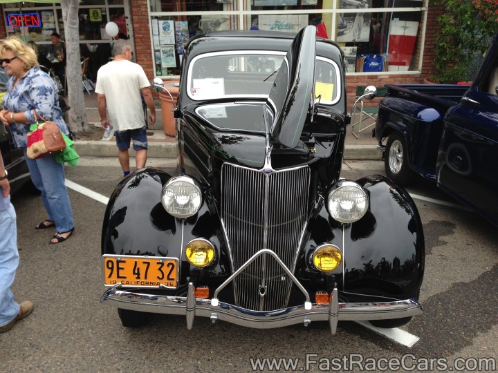 Black 1936 Ford Coupe