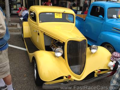 Yellow 3-Window Coupe