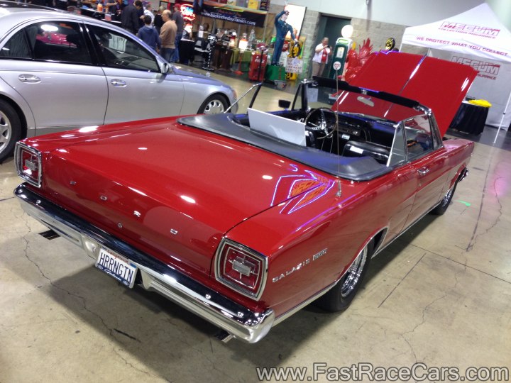 Red Ford Galaxie 500 Convertible 