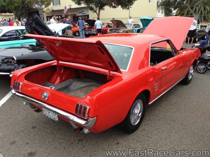 Red 1965 Mustang
