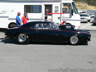 BLACK CAMARO OUTLAW CAR