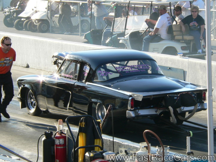 Blown Black Studebaker 10.5 Outlaw Drag Car