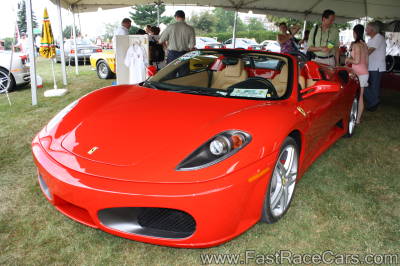 Red Ferrari F430
