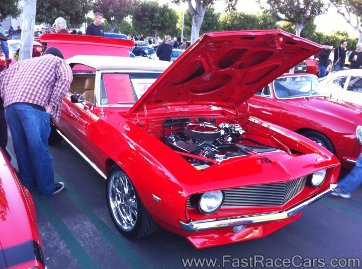 Red 1969 Camaro Convertible