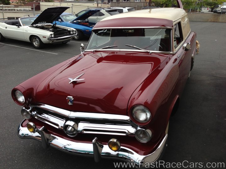 Maroon Ford Wagon