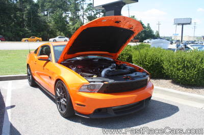Orange Mustang